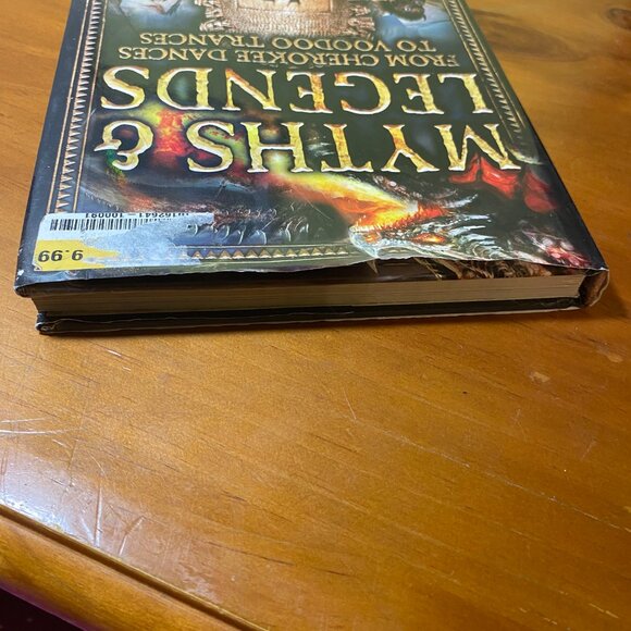 Myths & Legends Hardcover Book Damaged Corner Cherokee Dances Voodoo Trances - Picture 2 of 4